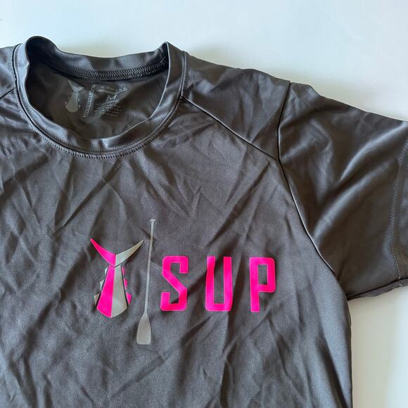 Tunaskin Women's Medium Black Athletic SUP Tee - Picture 2 of 6